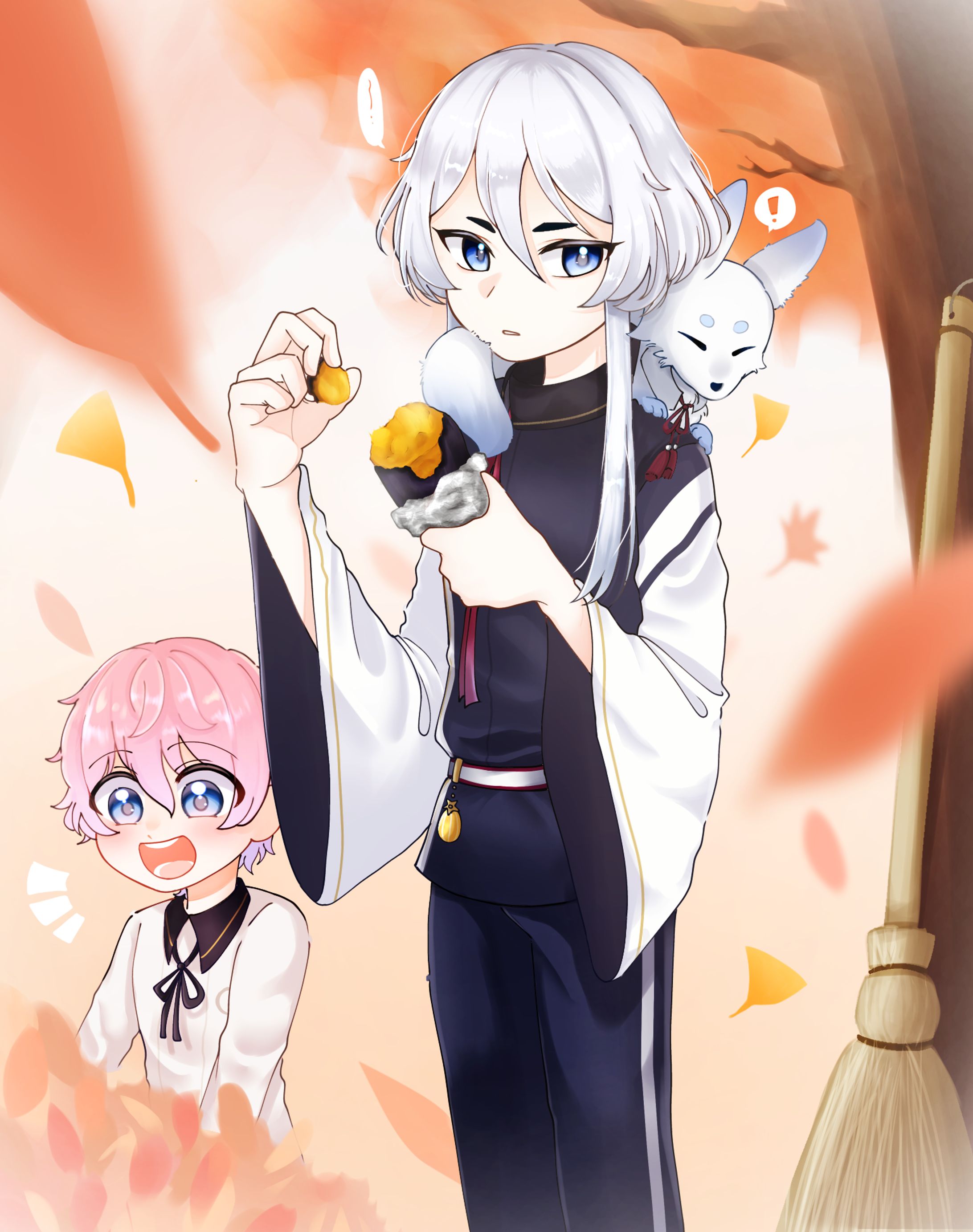 白山吉光くんと秋の味覚(版権)-1
