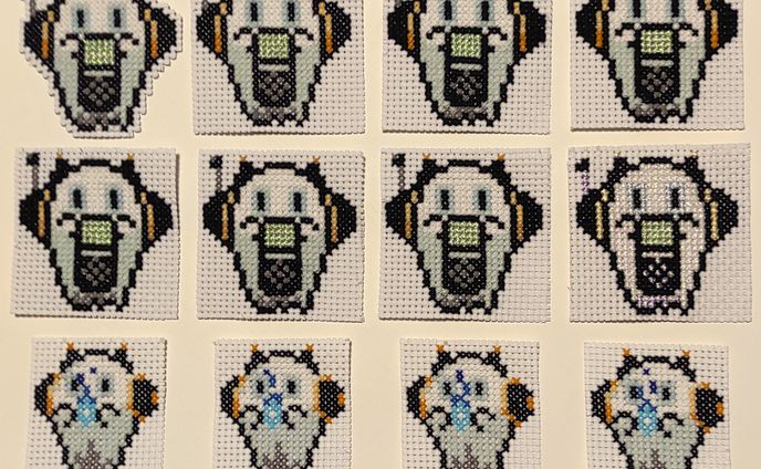 etc. ドット絵→クロスステッチ 250422 