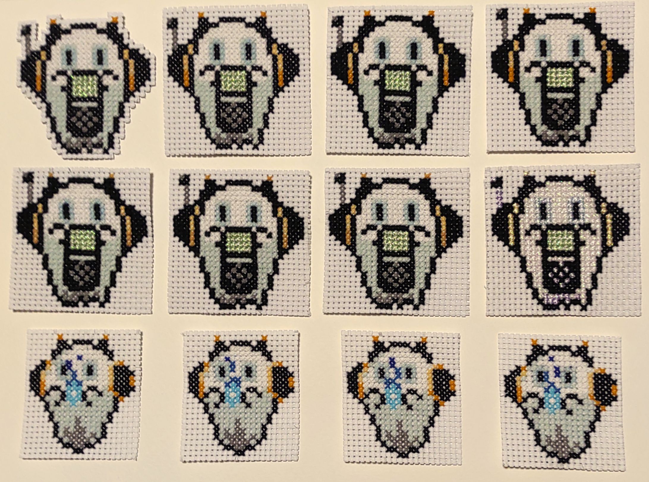 etc. ドット絵→クロスステッチ 250422 -1