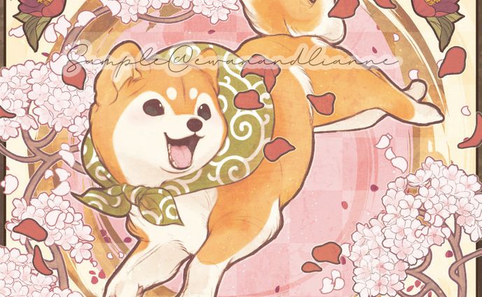 website、似顔絵