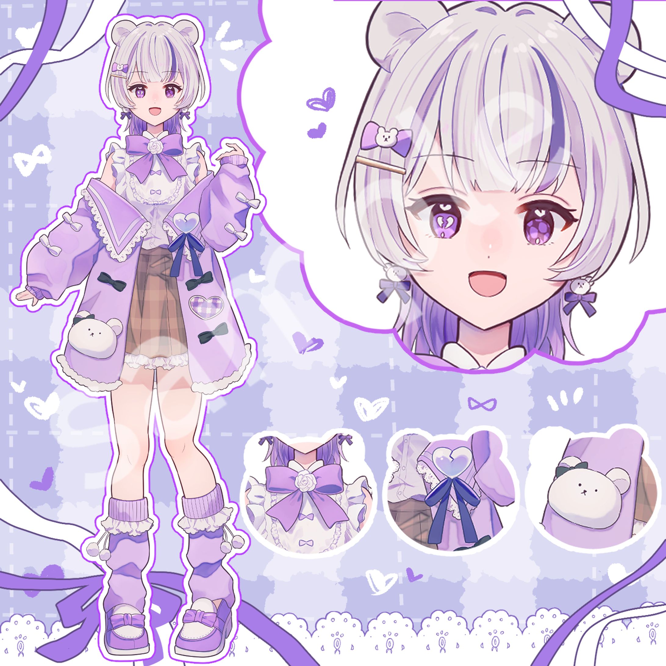 【ご依頼】Novel_LiveV所属雪乃るみ様　立ち絵-1