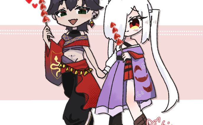 夢絵 創作キャラ SD 全身