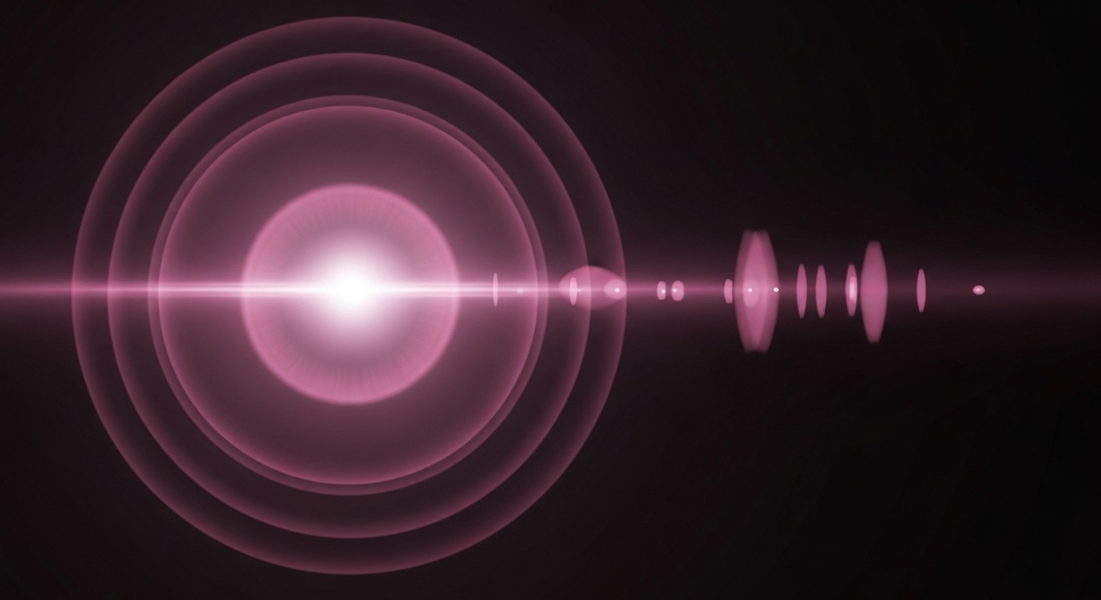 【AI画像生成】フレア #ピンクフレア #黒背景-1