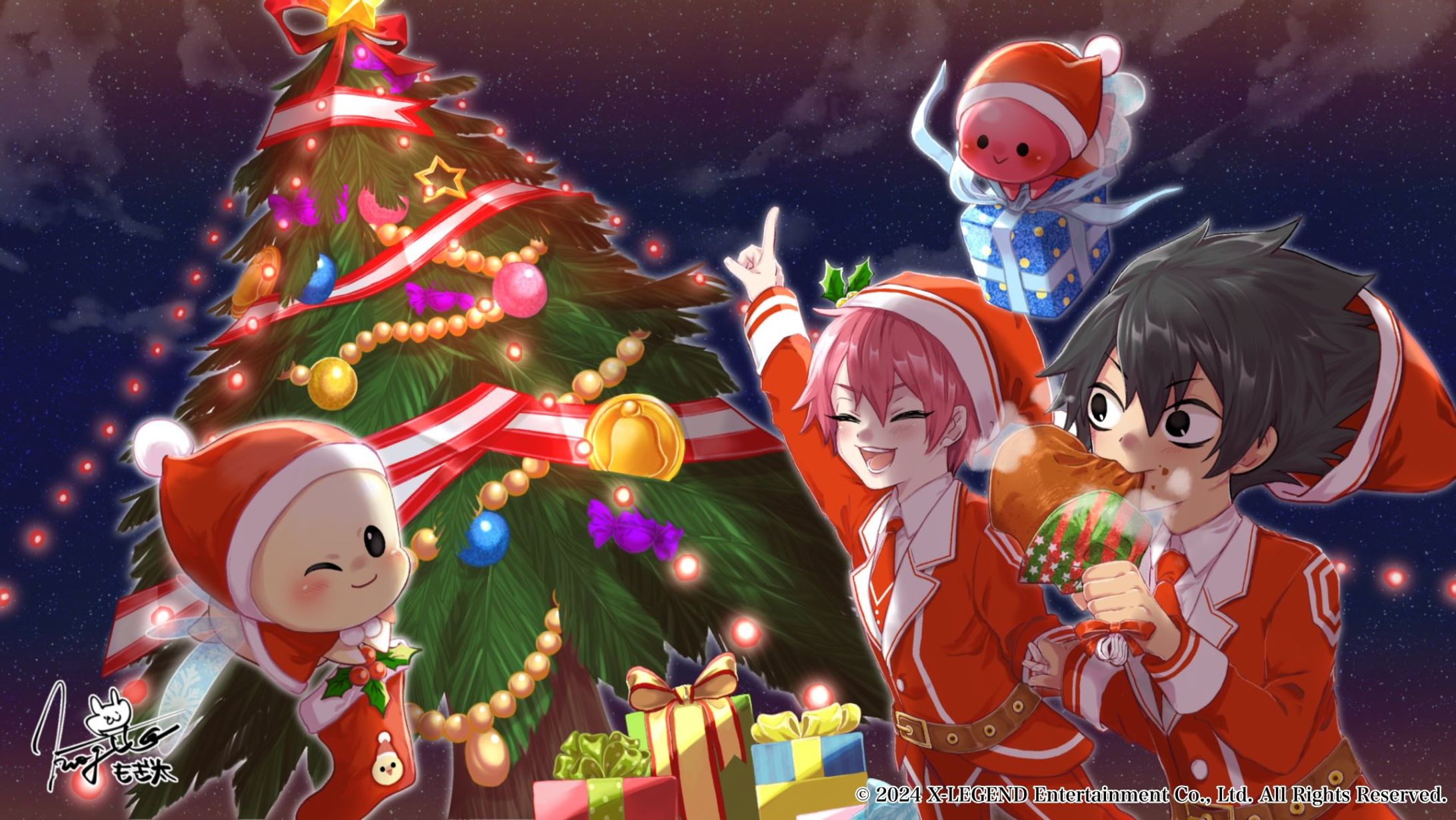 『Grand Fantasia 精霊物語：オリジン』クリスマスキービジュアル-1