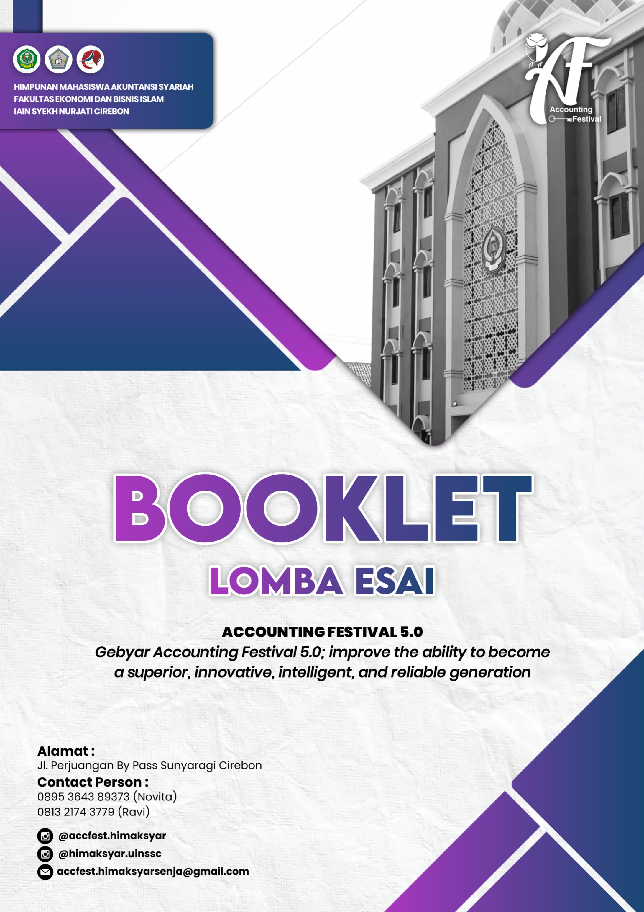 Sampul Booklet Accfest-1