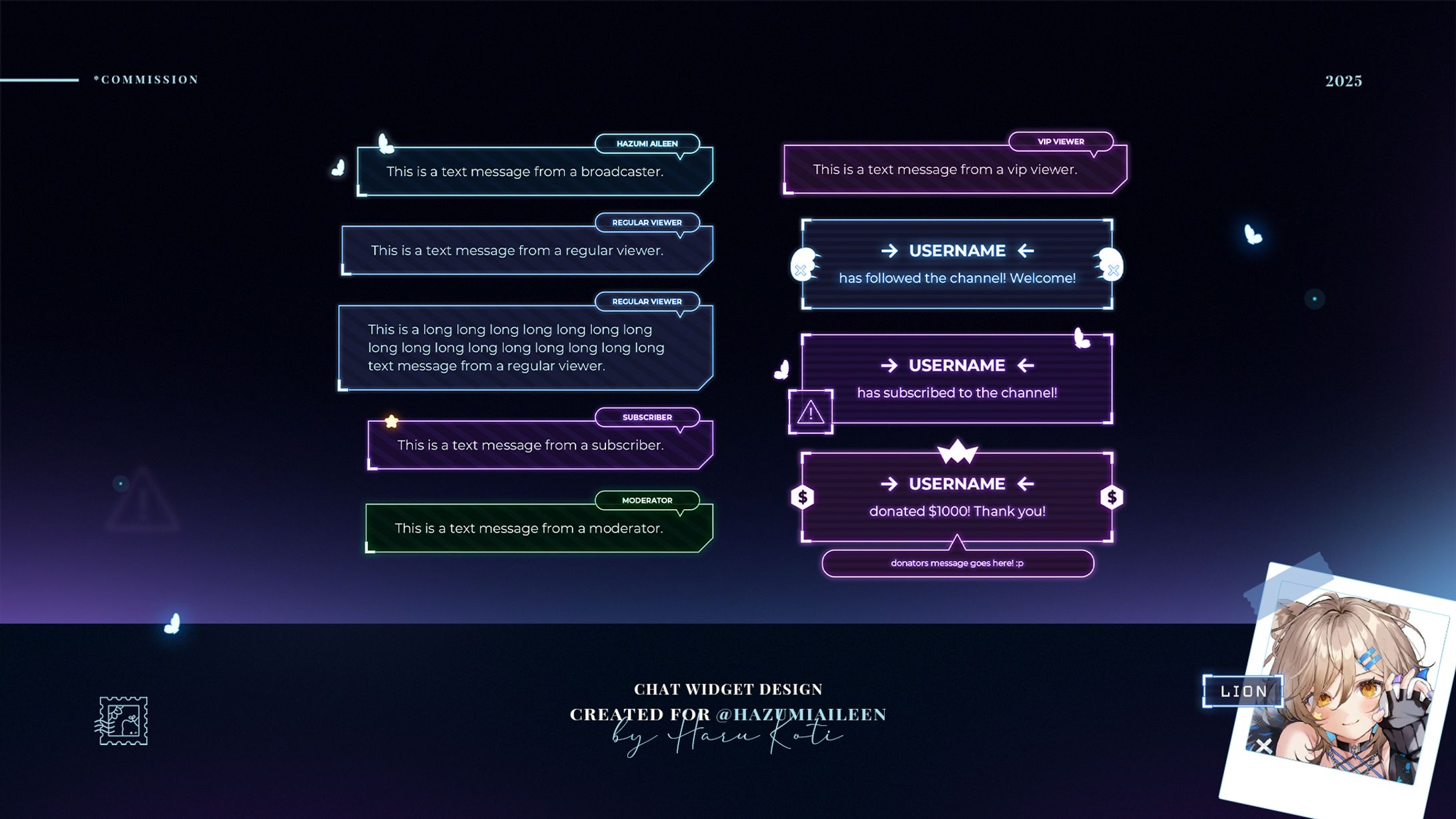 Hazumi. Chat Widget Design-1