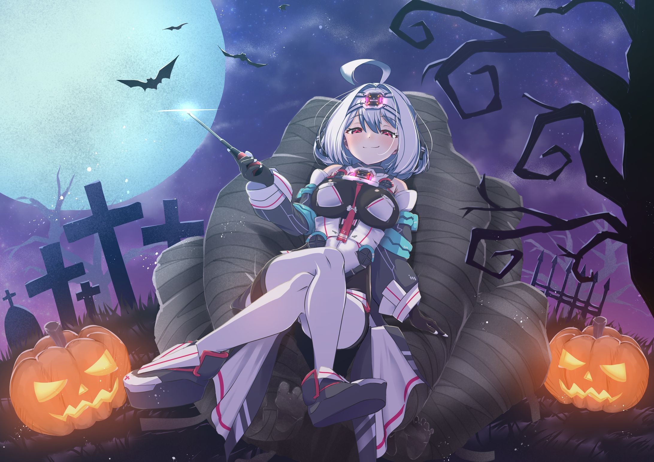 シズカ・ベルネージュさま　ハロウィン用イラスト-1