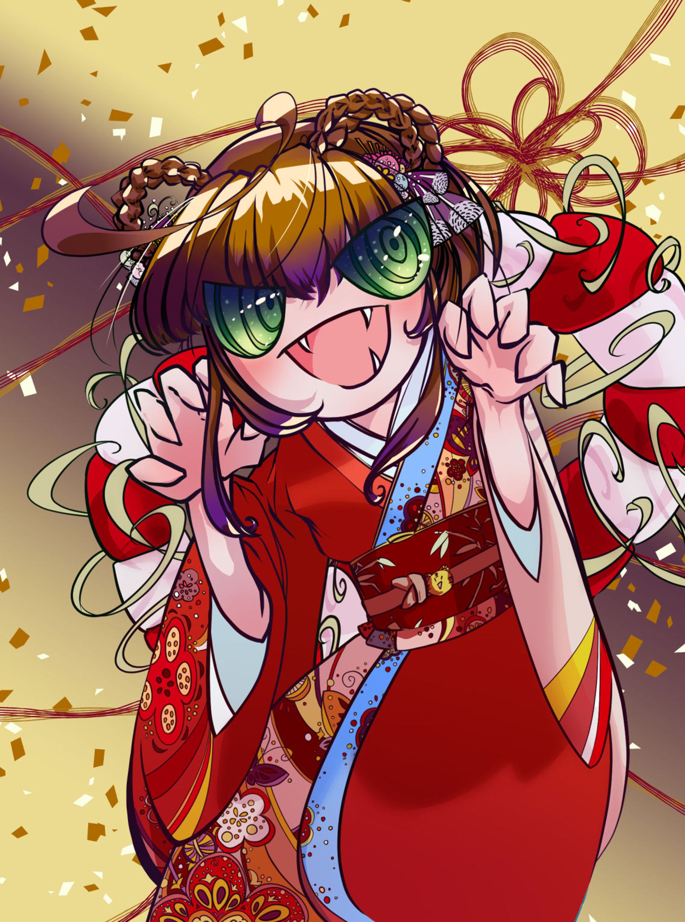 虎視眈々（お年賀）-1