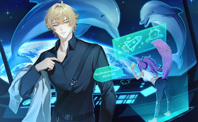 Cha Cha様　イルカとメッセージ
