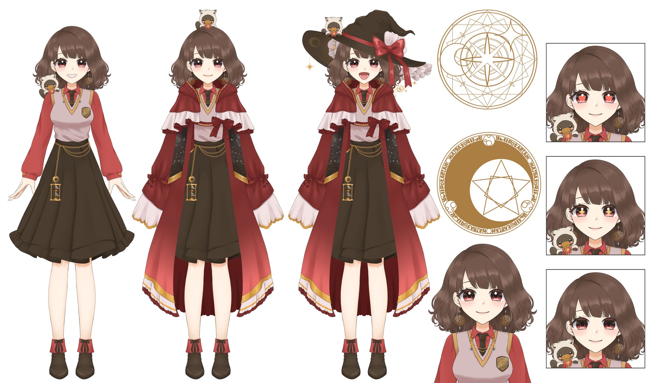 ご依頼：ゆうぽたりあん様　Vデザイン、Live2D制作-1