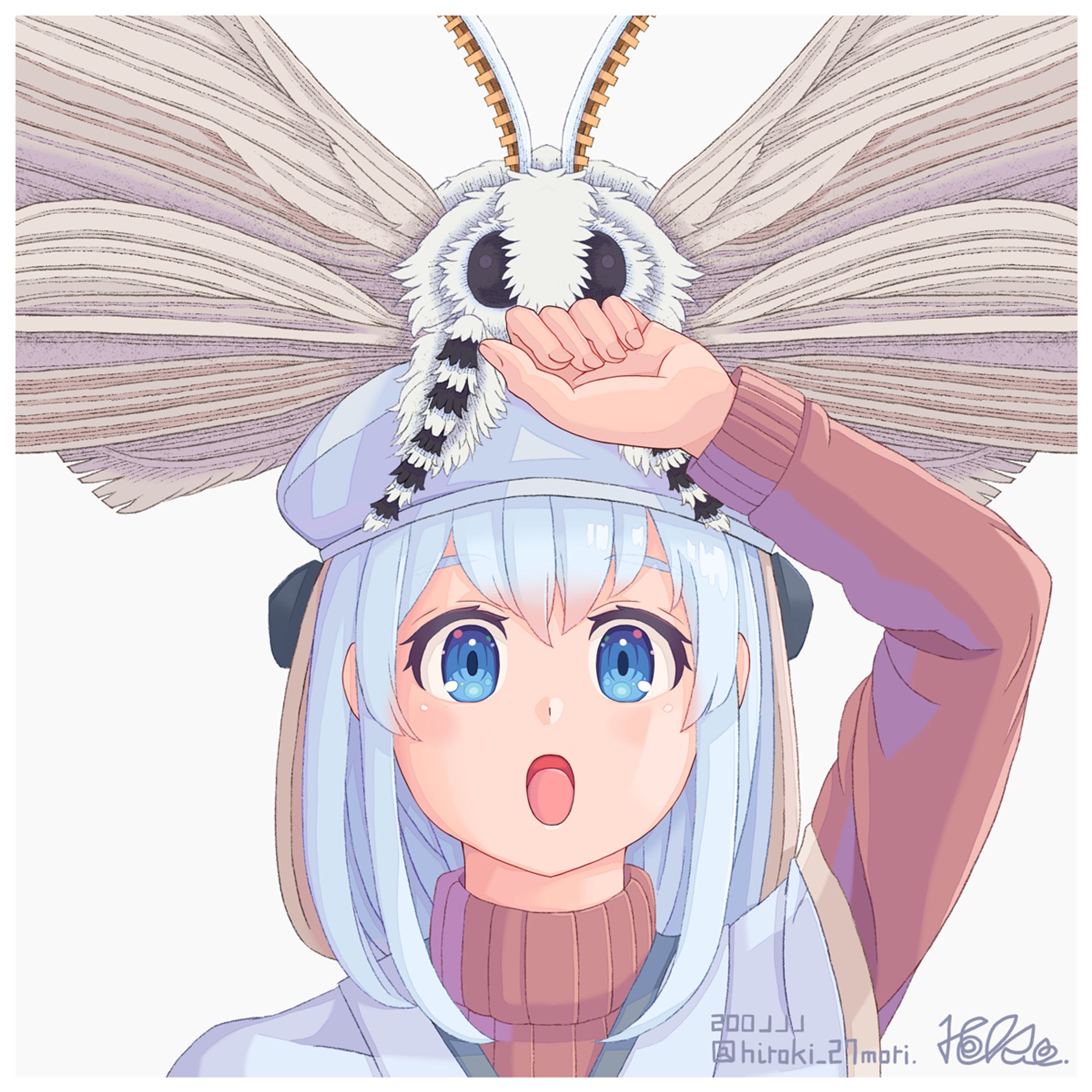 リンゴドクガと自撮り！-1