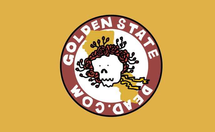 GOLDEN STATE DEAD.COM ロゴ