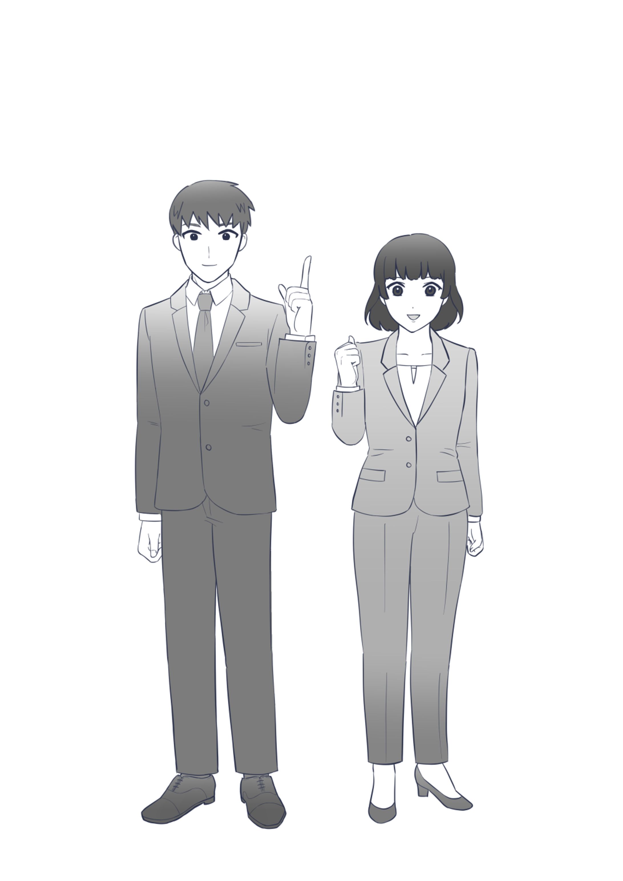 ビジネスコミック向けイラスト-1