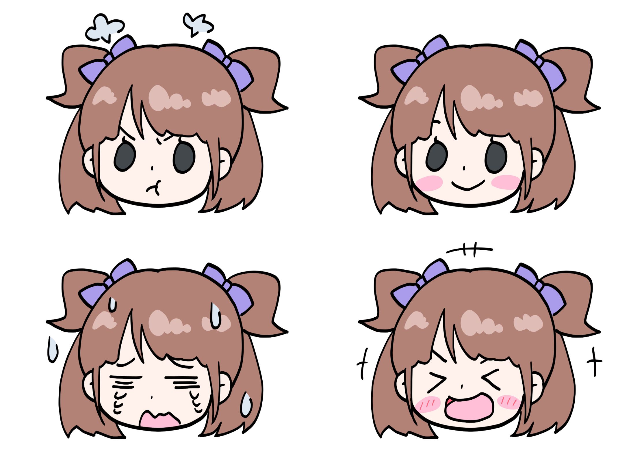 色んな表情の女の子たち(計6枚)-1