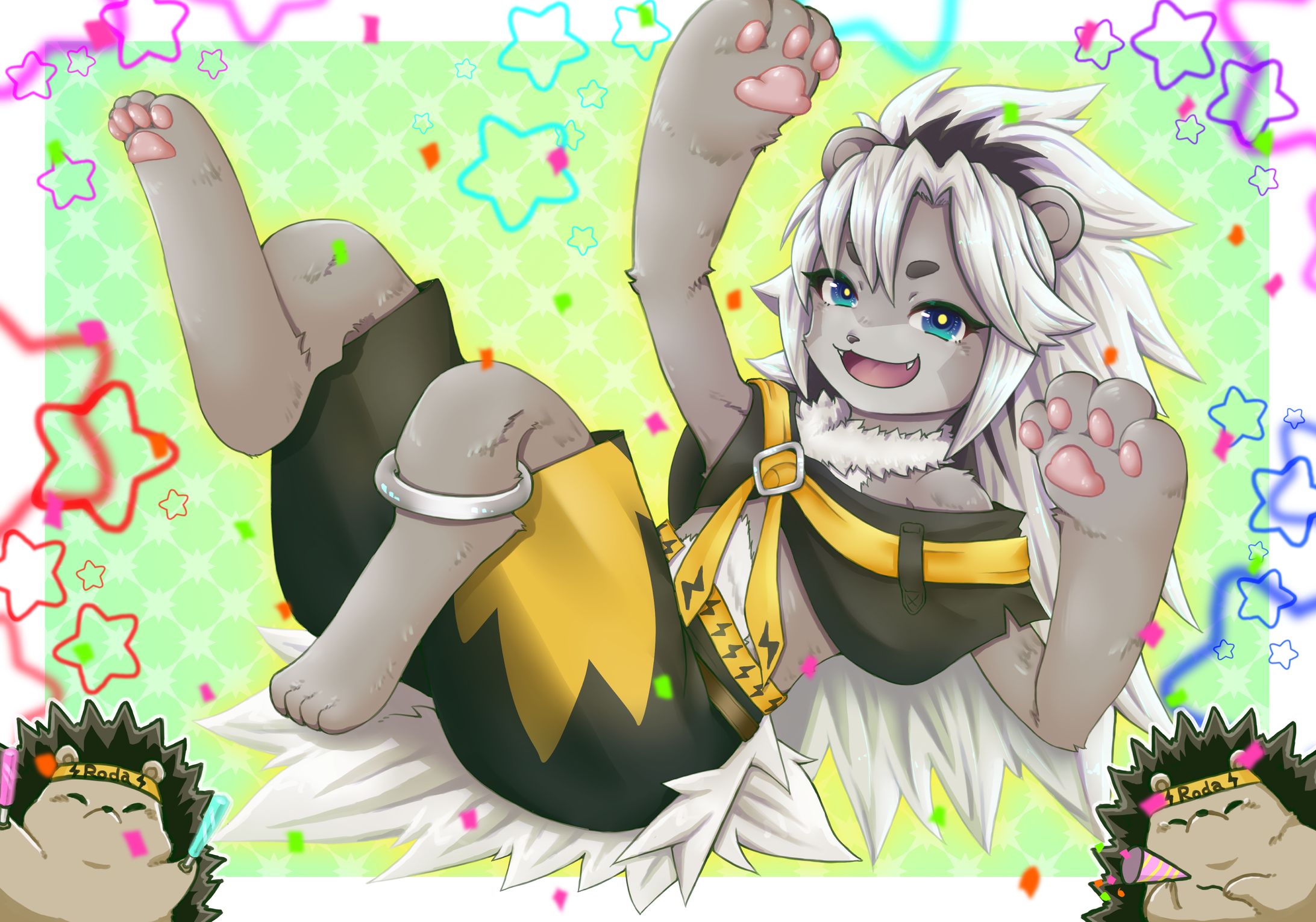 ロダ様活動1周年記念イラスト-1