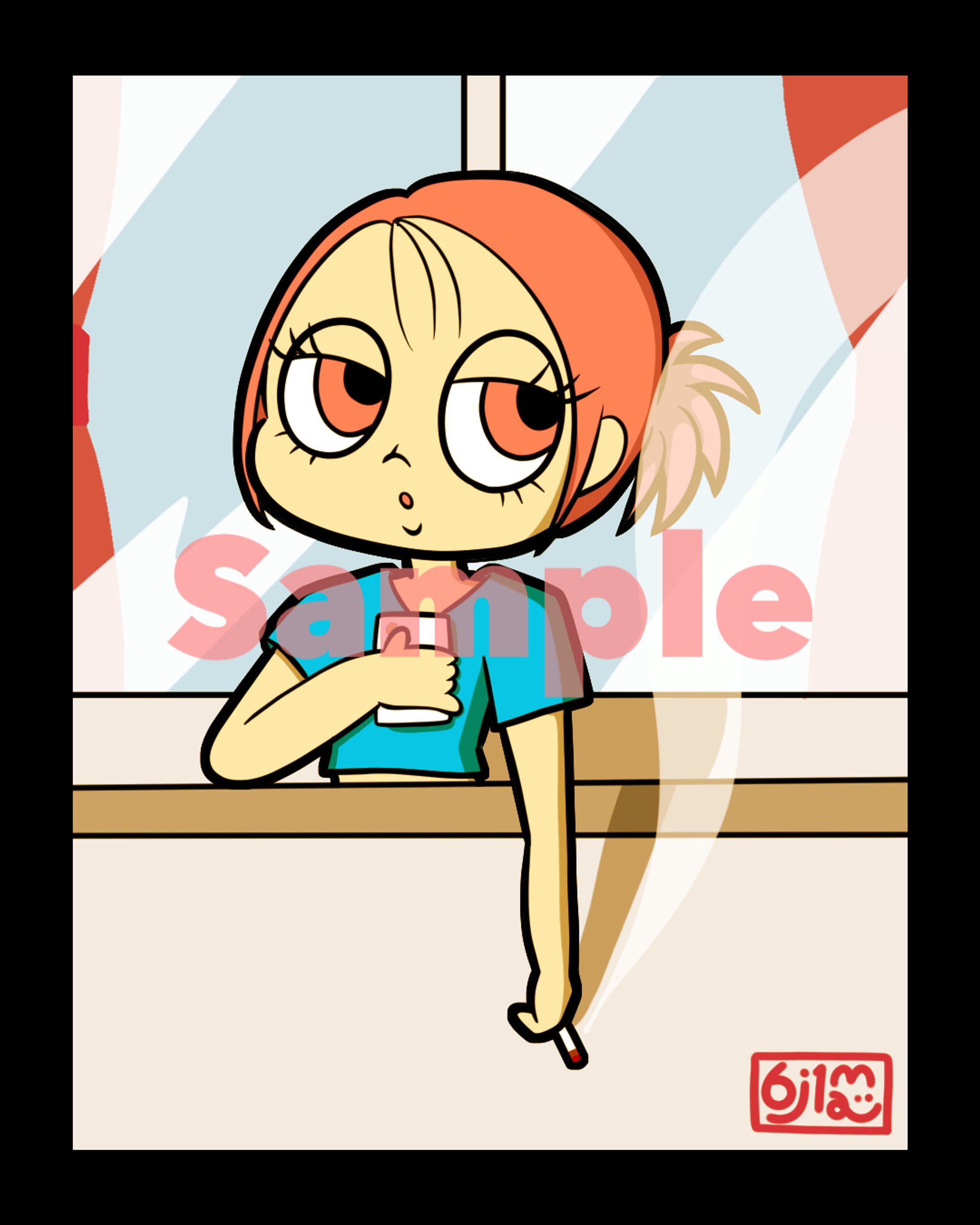 カートゥーン風イラスト-1