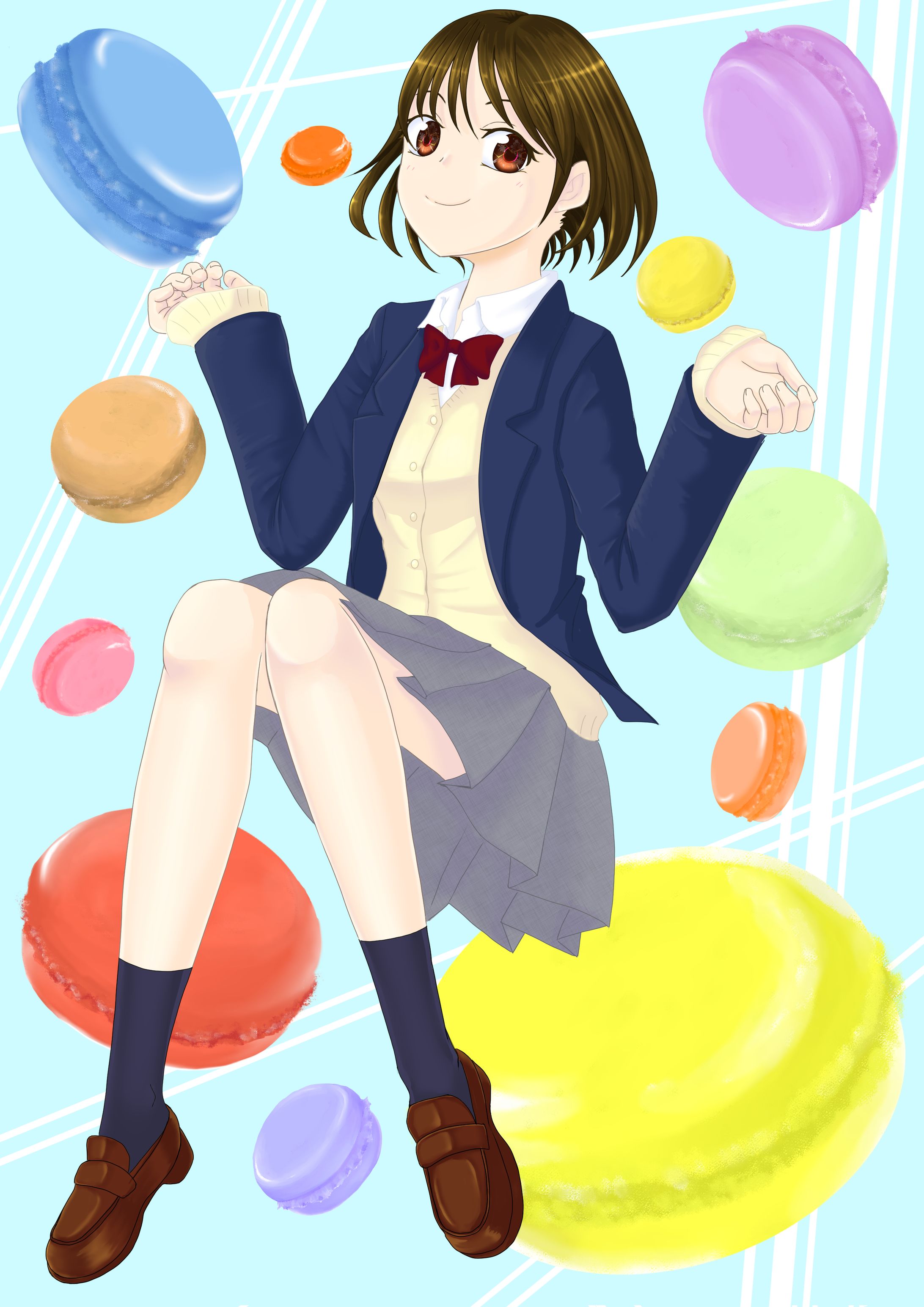 美咲とマカロン-1