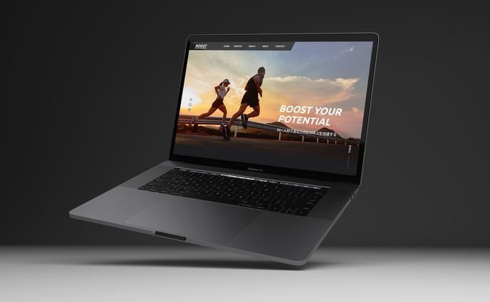 人材会社のコーポレートサイト（PC）