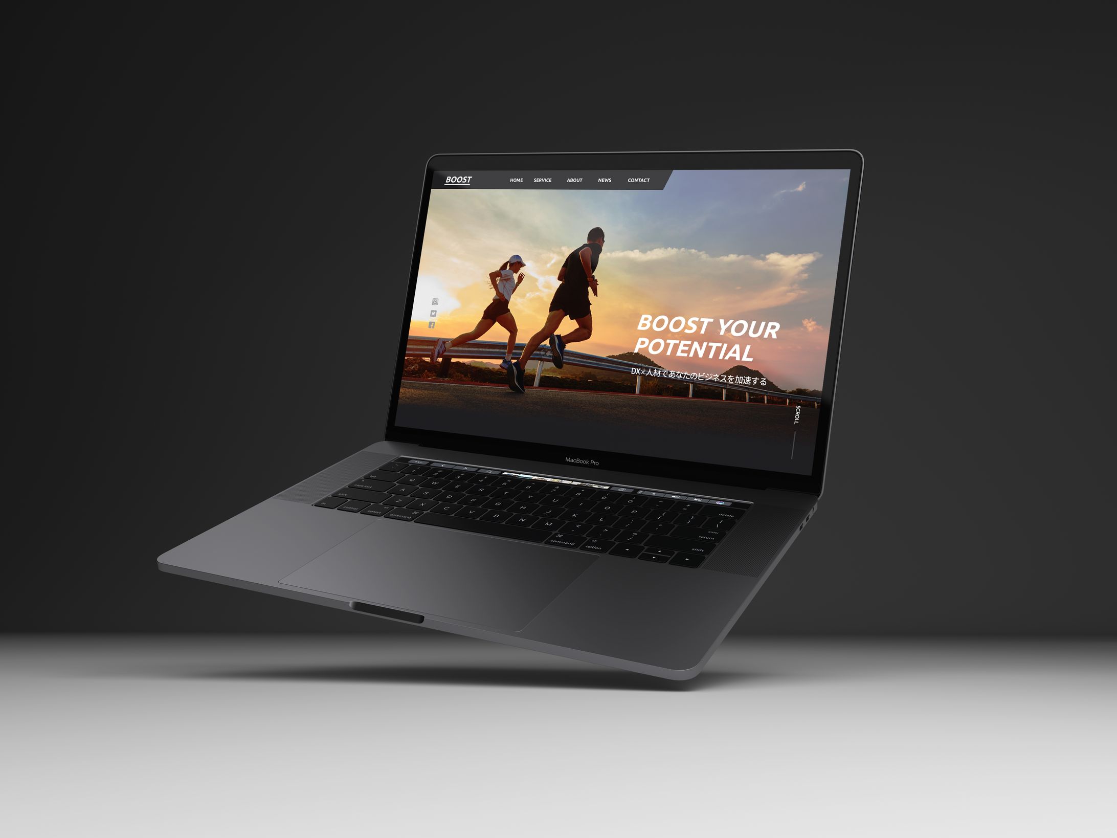 人材会社のコーポレートサイト（PC）-1