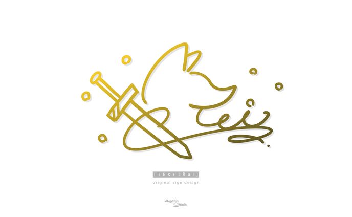 Rui様　サインデザイン