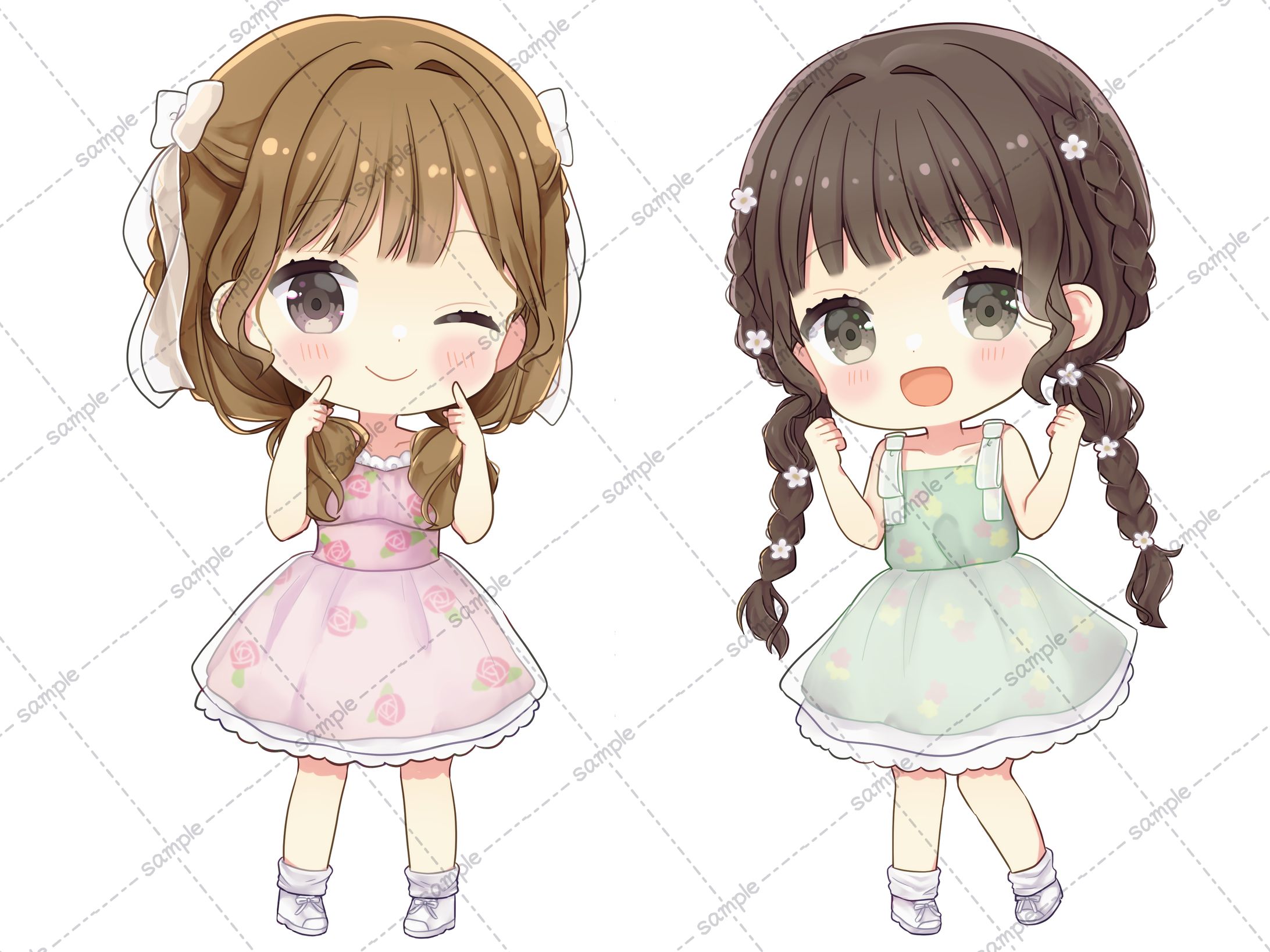 JEWEL☆MIST様　フライヤー、カード用イラスト-1