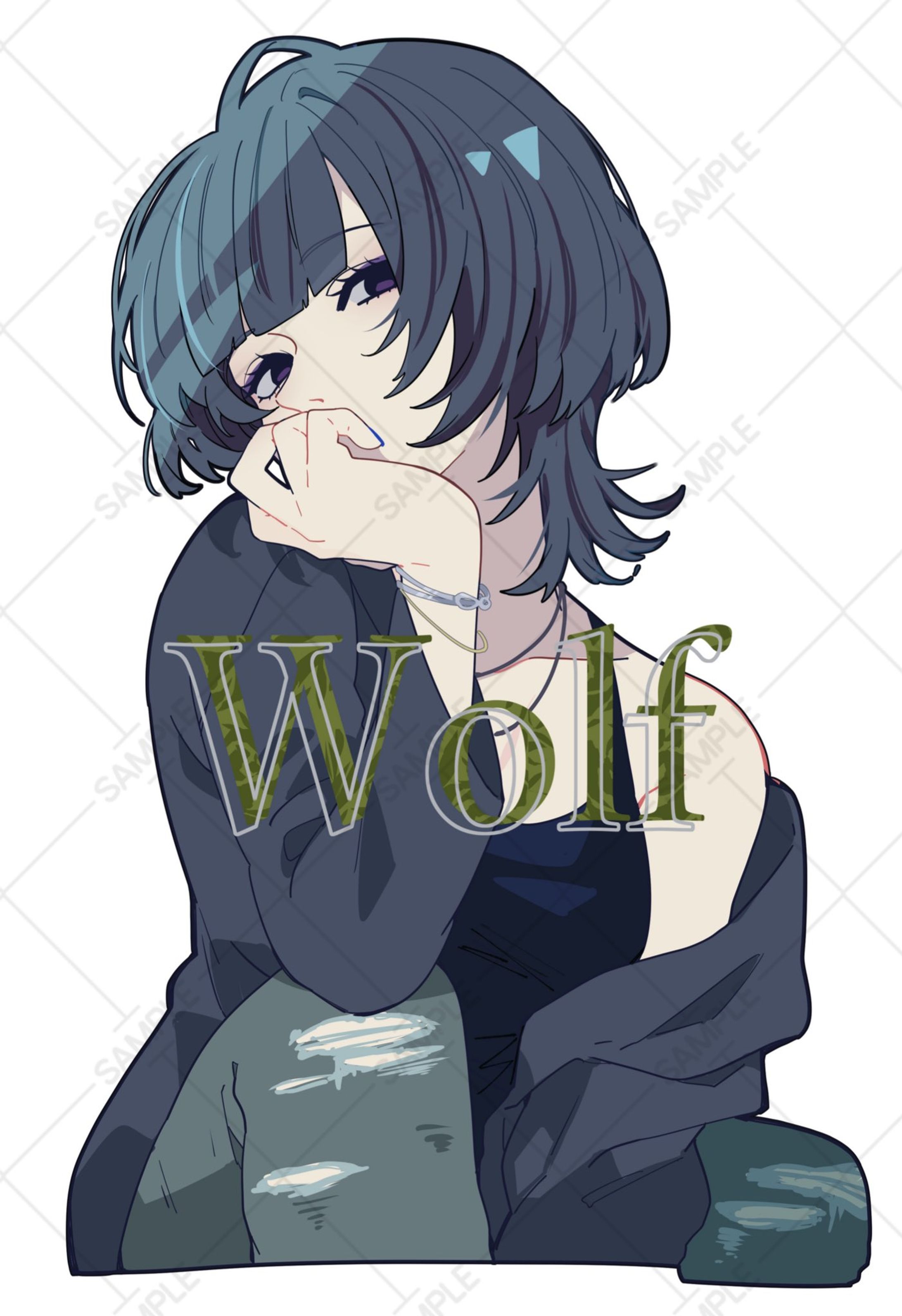goen hair design様 グッズイラスト-1