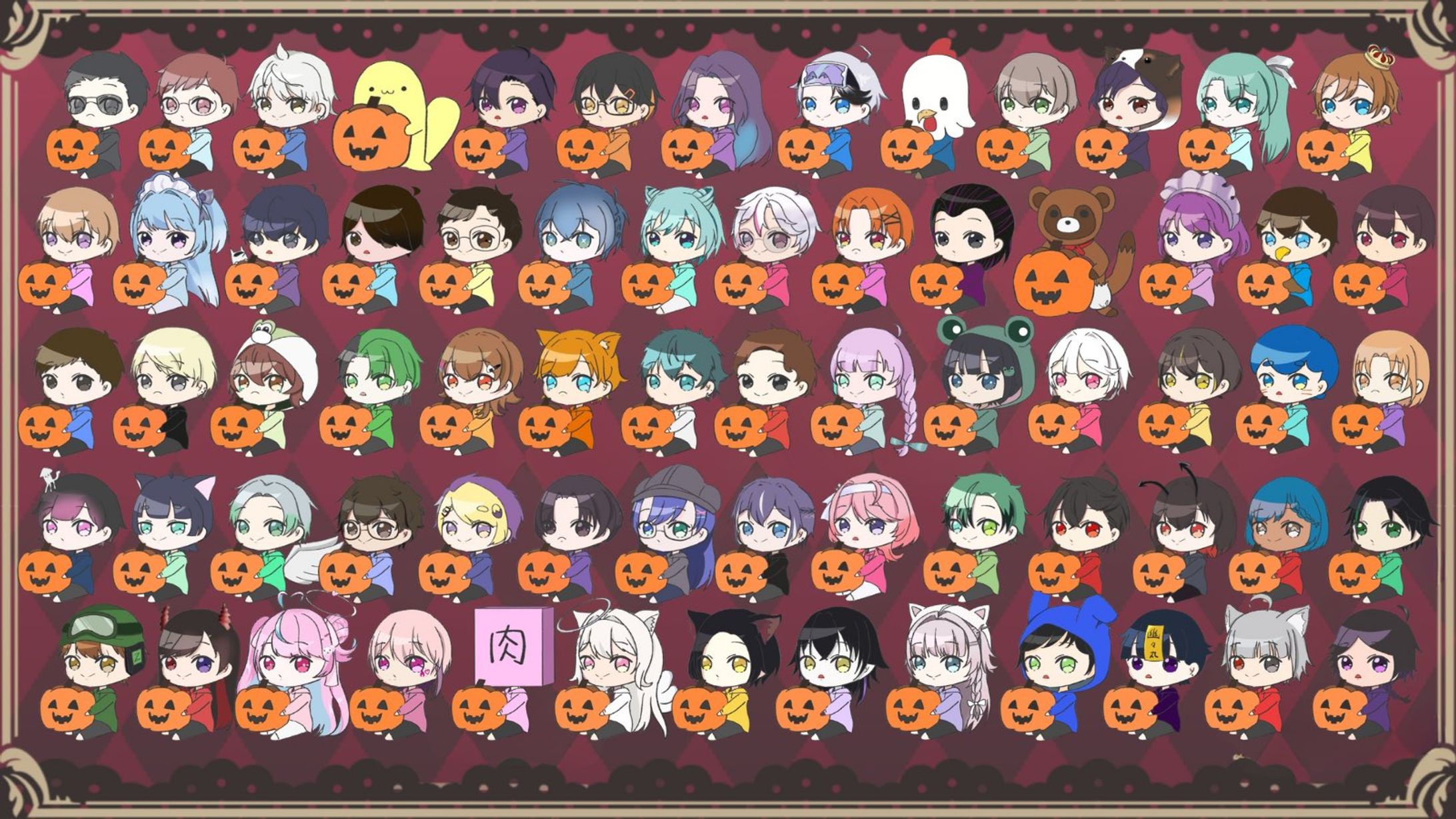 ハロウィン企画　デフォルメイラスト-1