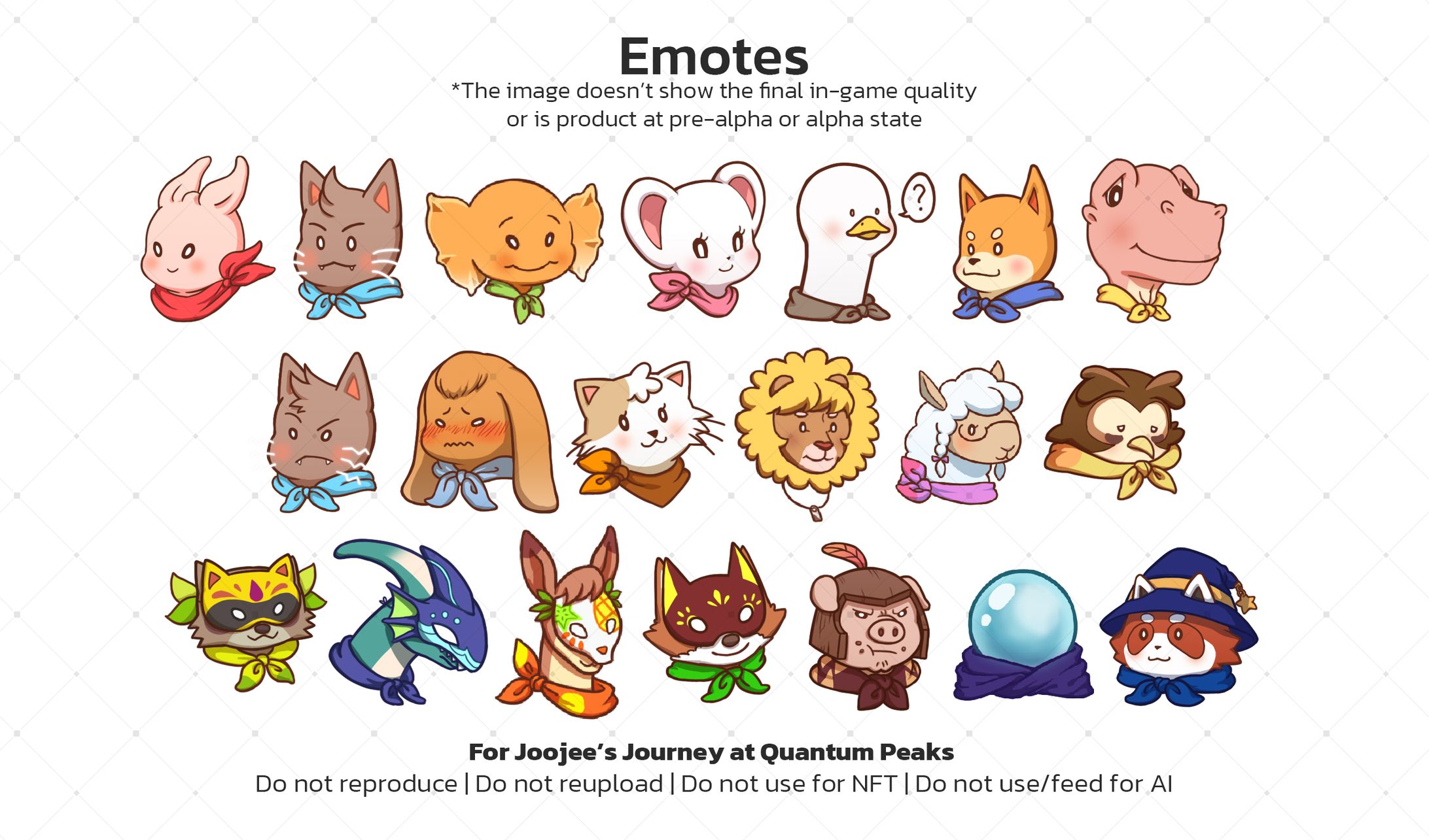 [Game Assets] Works for Joojee's Journey - Character Emotes-1