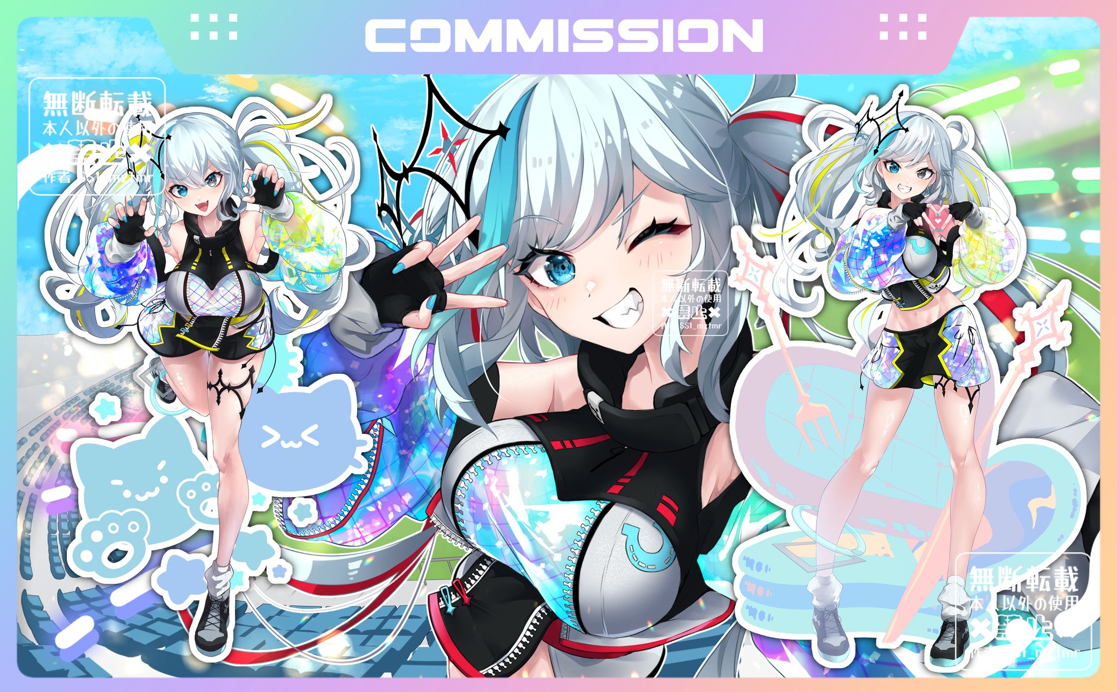 かるがみちゃん様ご依頼イラスト6-1