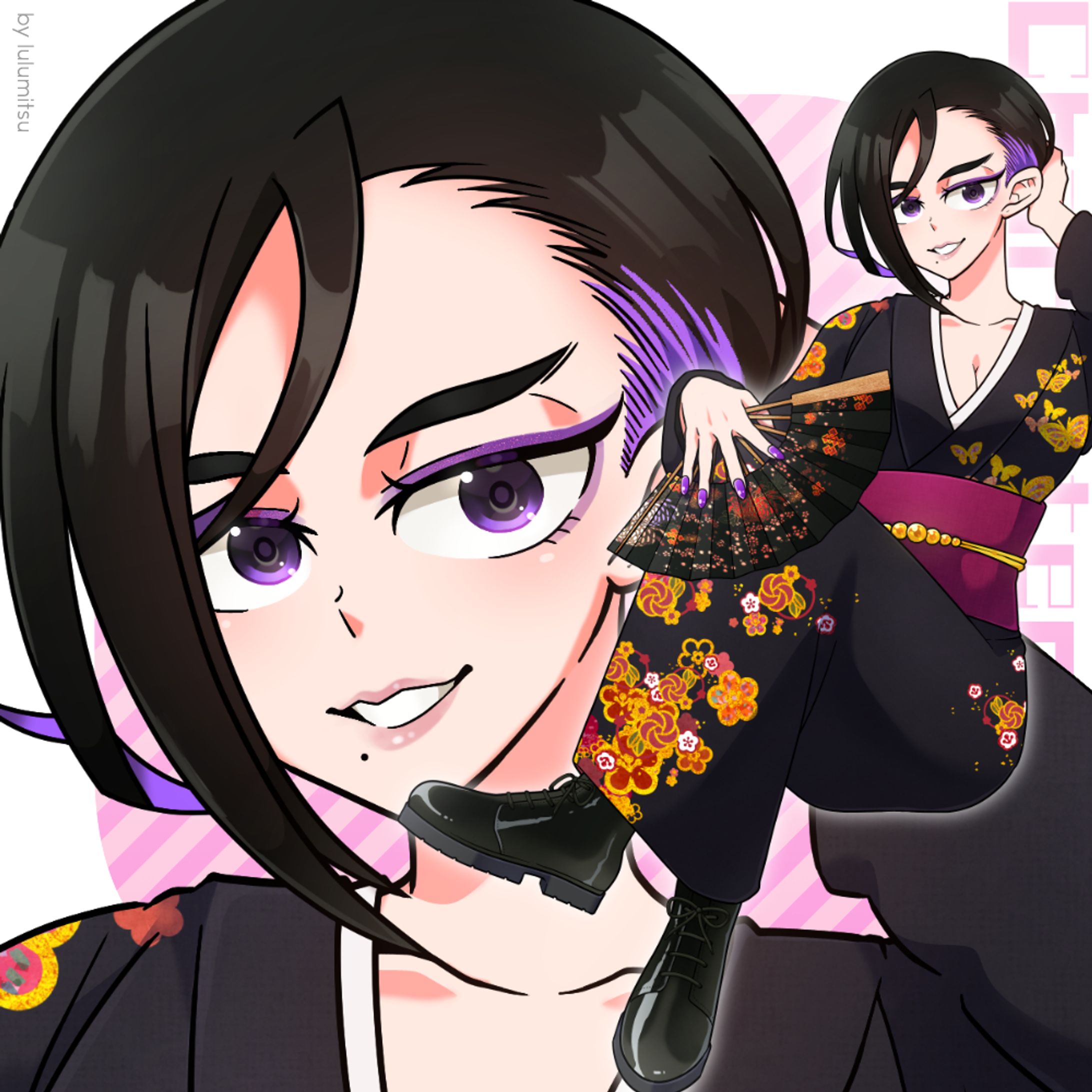キャラクター立ち絵/女性キャラサンプル-1