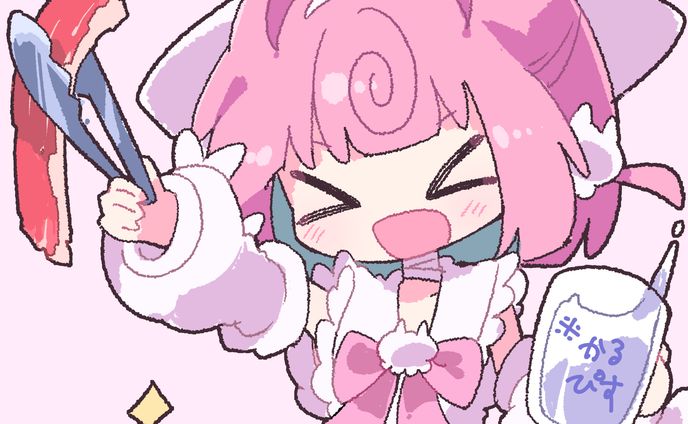 桃寝ちのい様 配信サムネイルイラスト / 配信待機画面BGM