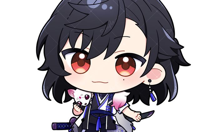 硯すみ様　イラスト