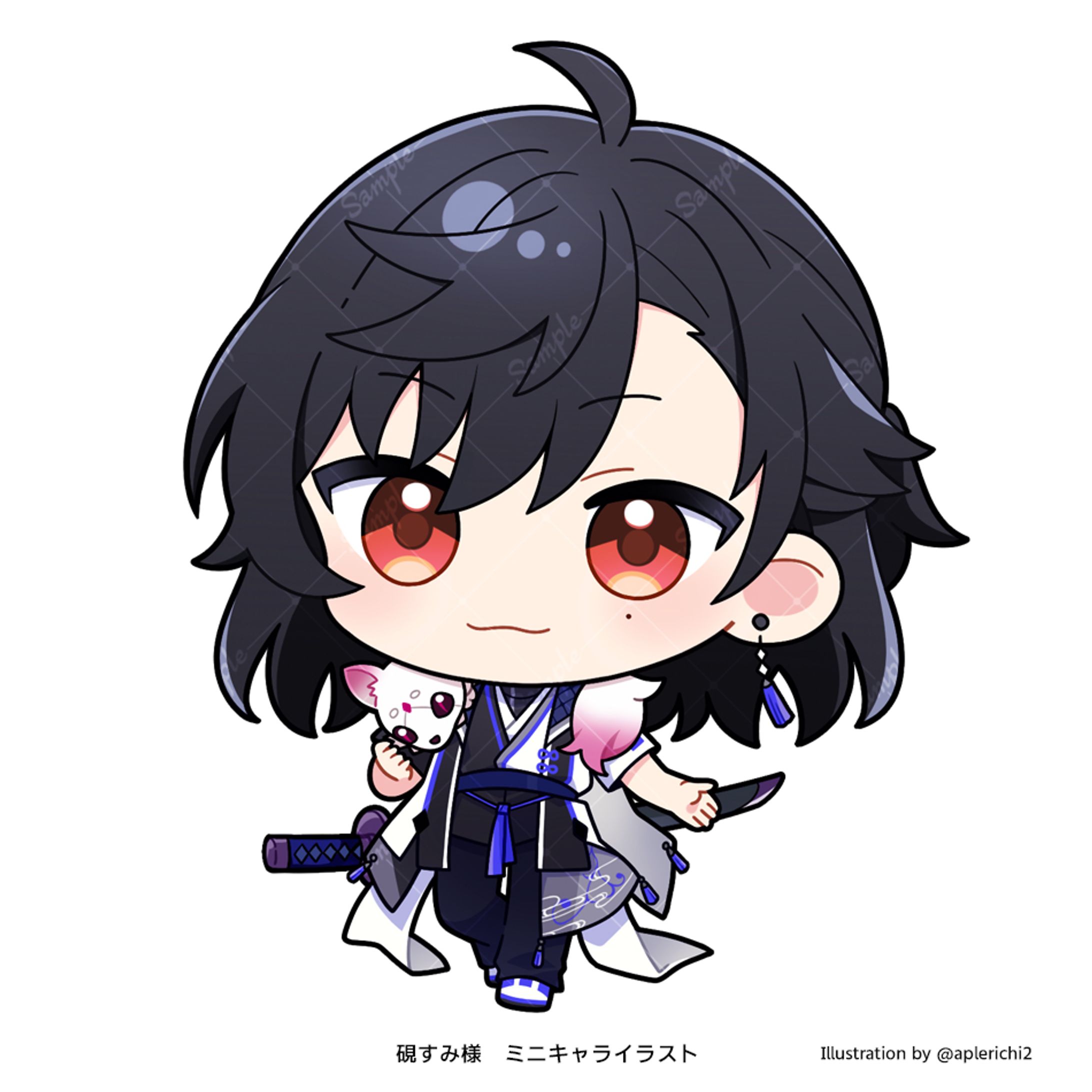 硯すみ様　イラスト-1