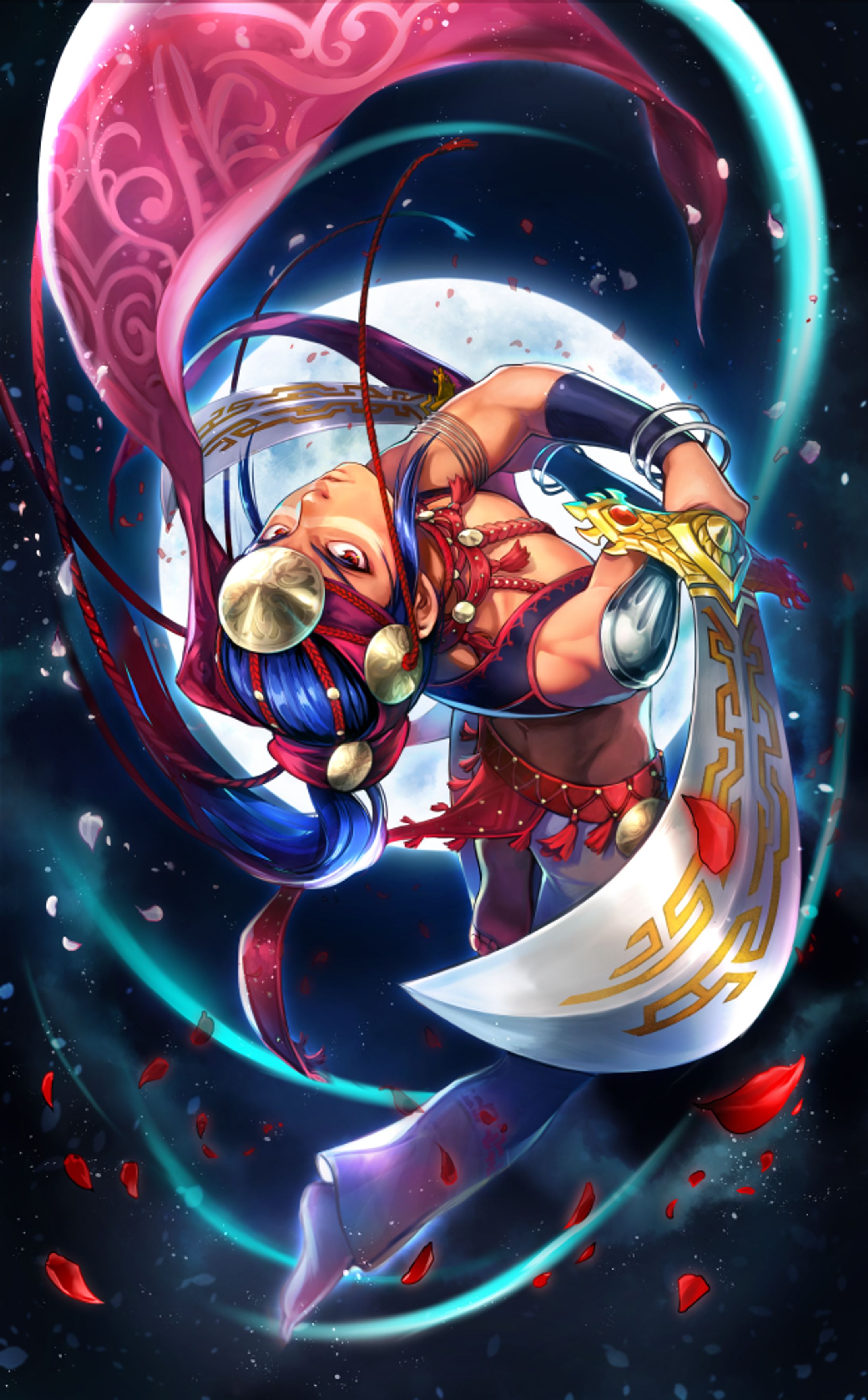 【original】月夜に舞う戦士 -1