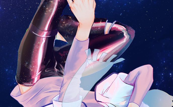 Twitterにて#galaxycutest に参加してた作品です。宇宙で一番可愛いきらきらっ子！きらきらな銀河を求めて揺蕩っています。
#clipstudiopaint #イラスト #illustration