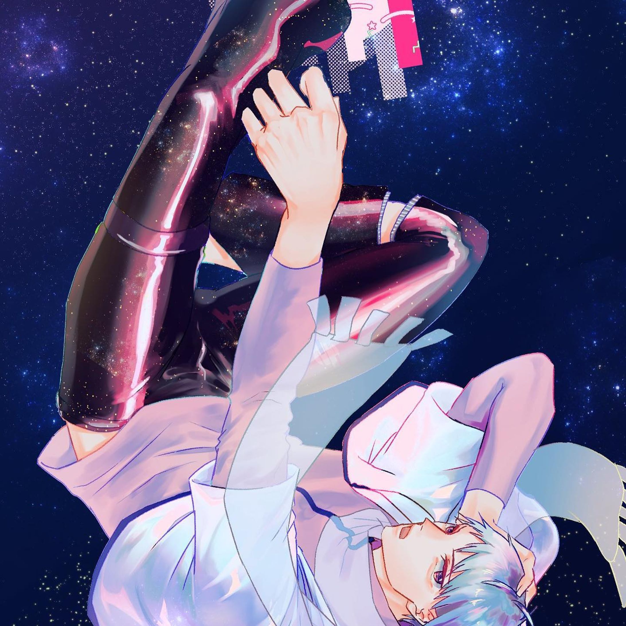 Twitterにて#galaxycutest に参加してた作品です。宇宙で一番可愛いきらきらっ子！きらきらな銀河を求めて揺蕩っています。
#clipstudiopaint #イラスト #illustration-1
