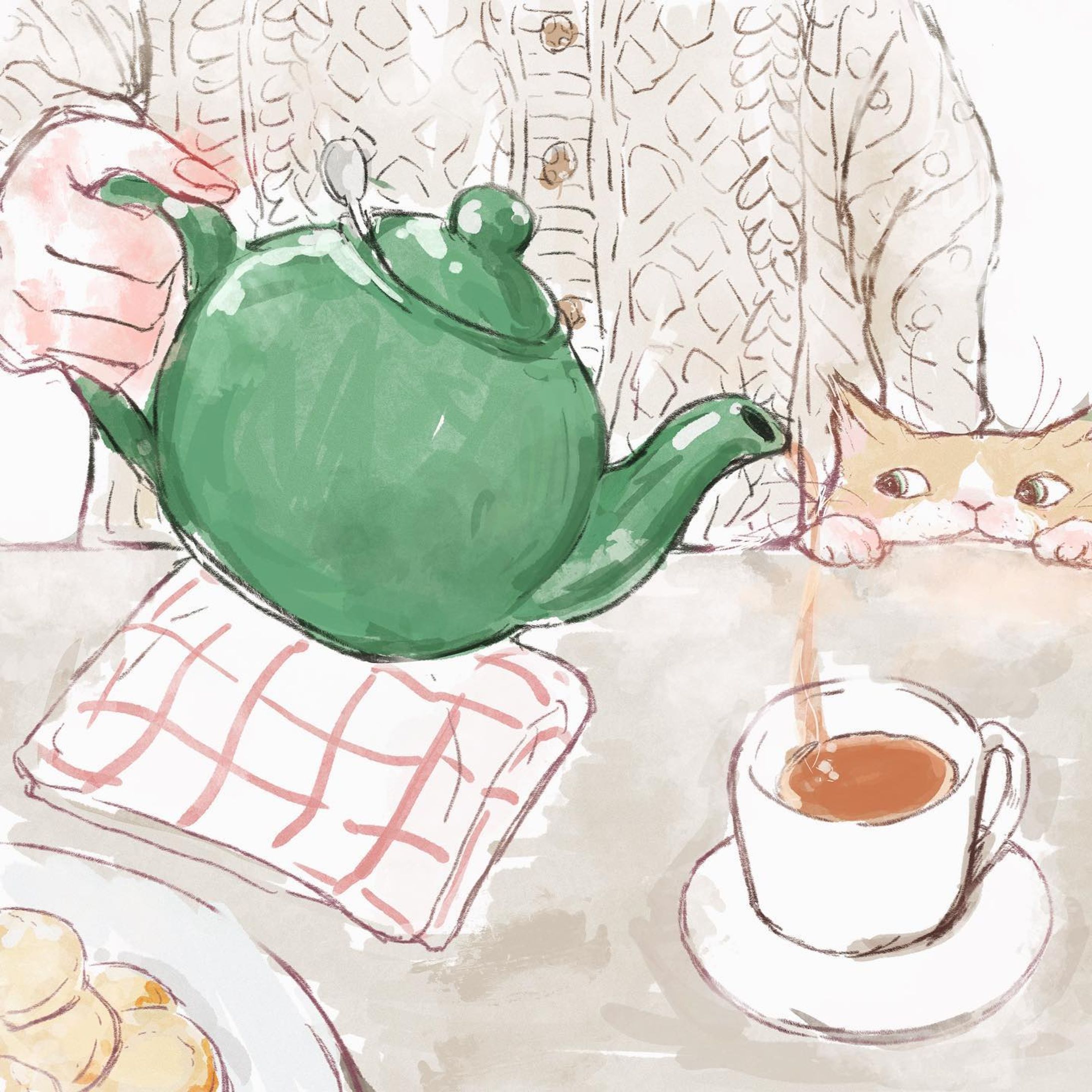 ロンドンポタリーのティーポット🫖

ずっとコーヒー派で紅茶を2、3年飲んでなかったのですが、知人に淹れてもらったティーパックの紅茶がとても美味しくて、人生初紅茶にハマってます。
紅茶を調べていたら、ロンドンポタリーのティーポットにを見つけてしまい、、今とても欲しいのです！
ぽったりとしたシルエットに豊富なカラーバリエーション、美味しくお茶が淹れることができるという歴史ある高評価。とても魅力的だけれど、、一過性かもしれないブームのためにものを増やすのはなぁ、、と我慢中です。ちゃんとジャンピングして淹れられた紅茶はどんな美味しさなのかな🤤
いつもお店でもコーヒーと紅茶選べる時絶対コーヒーを選んでたから、とにかく紅茶経験値が低いのです。色々知らない分これから美味しい紅茶沢山飲めるなぁとワクワクしています🤤🫖

ちなみにロンドンポタリー、テニスの聖地でもあるウィンブルドン生まれらしいです🎾
昔イギリス旅行した時にウィンブルドン（テニス部だったから聖地に行かなきゃだ！ってミーハー心で🙄）行ったんです。あの時ロンドンポタリー知っていれば色々見たり触れたりしたかったなぁ。

《どうでもいい小言》
コーヒーにハマっていた時、学生時代に資格取ったり、展覧会とかコーヒーハンター川島さんの講義行ったりしてました☕️定年後にお豆の焙煎屋さんを山の中でひっそり営むのを夢見てニヤニヤしたものです。
その後、ハマりすぎて焙煎いっぱいして飲みすぎて、胃がムカムカして病院にお世話になったり興奮して眠れなくなったりして、コーヒーは１日美味しいのを一杯だけと落ちつきました。
コーヒーを好きになった時も学校の先生に淹れていただいたコナコーヒーがとても美味しくて感動したのがきっかけだったなぁ。人が淹れてくれた飲み物ってなんで美味しいんでしょう。

#ロンドンポタリー
#londonpottery
#紅茶のある暮らし
#ティーポット-1