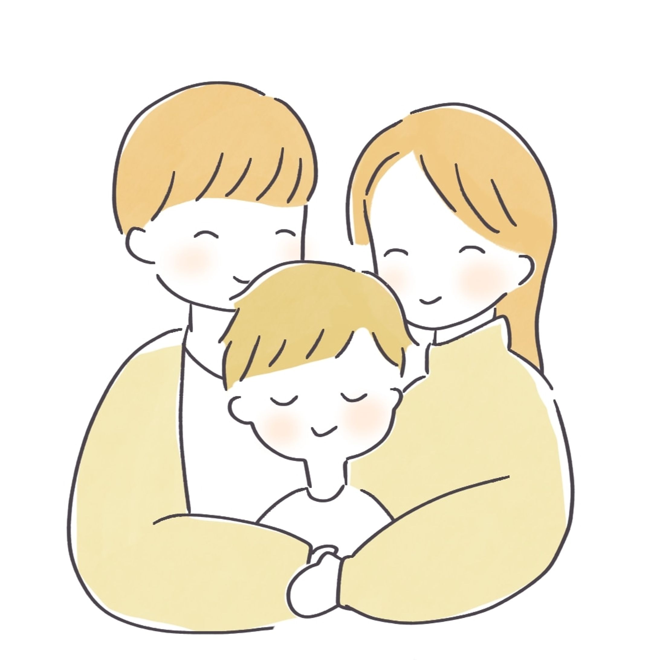 笑顔の家族-1
