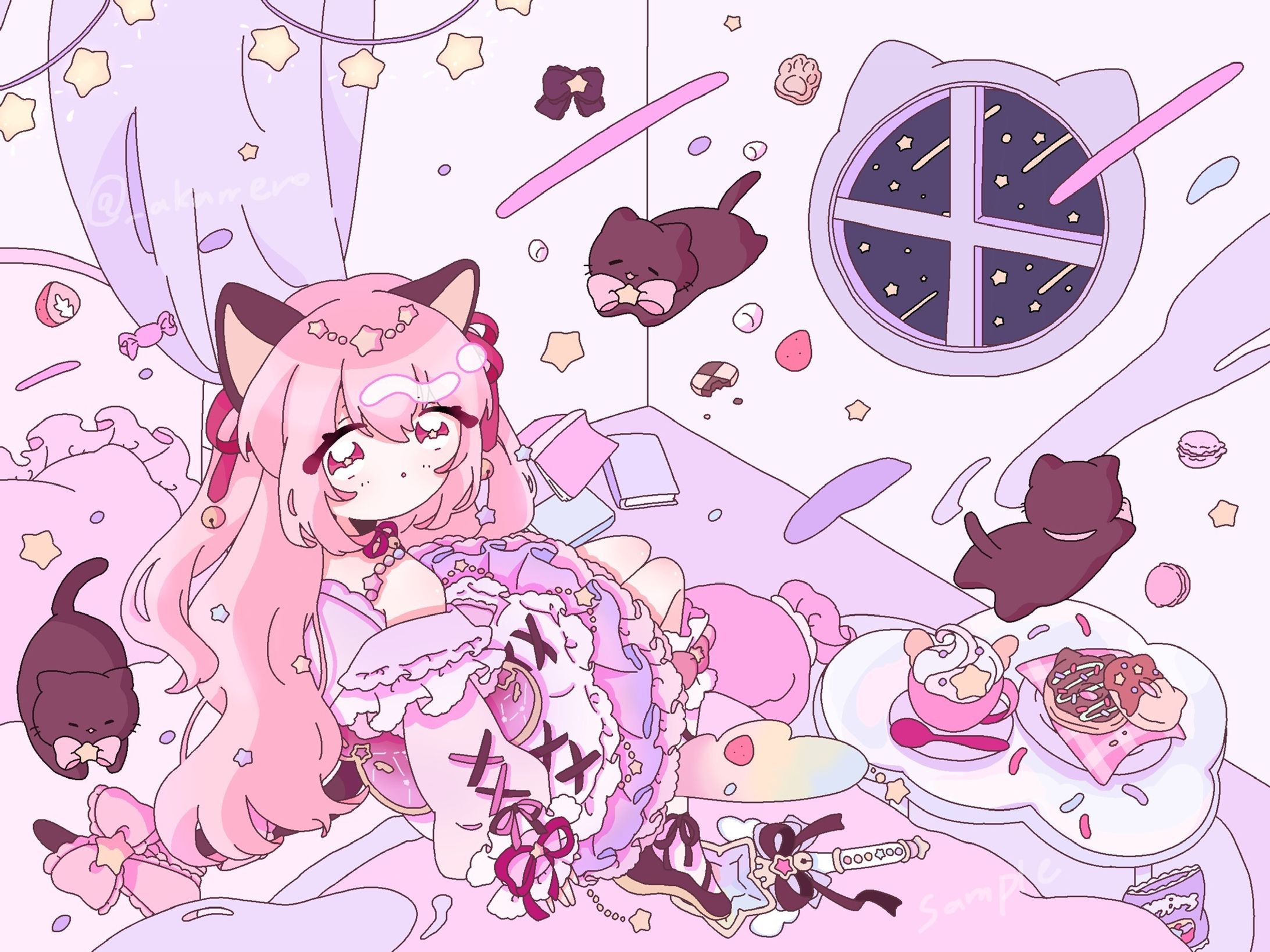 【お仕事】Meiji様　配信待機イラスト-1