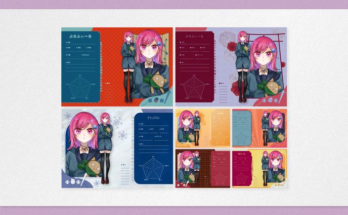 【ご依頼】創作キャラクター紹介シート