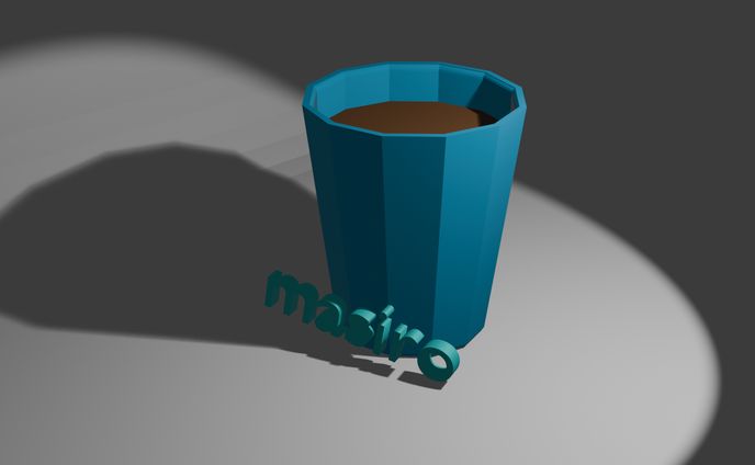 blender練習①　タンブラー