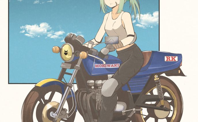 バイクのイラスト
