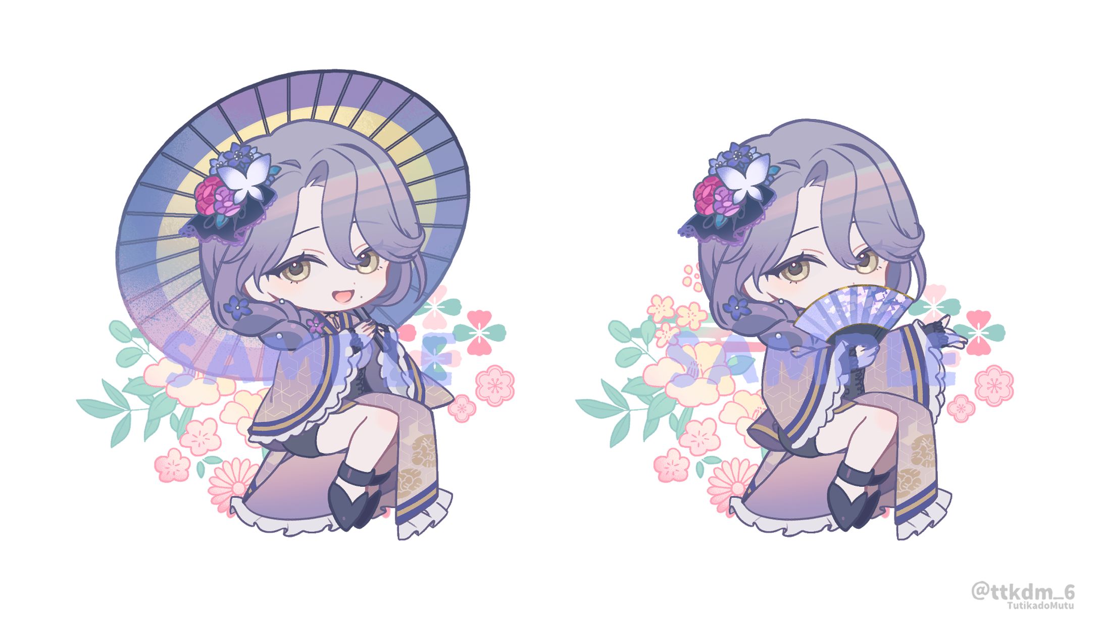 【皇黒夢様】グッズイラスト-1