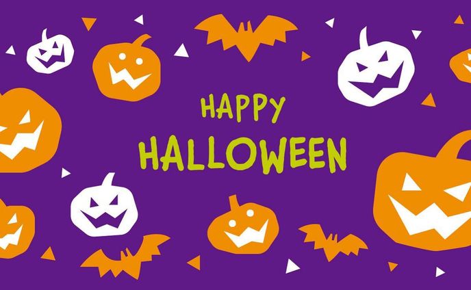 バナーを想定して作ったハロウィーンのバナーイラスト

#halloween #illustrator 
#adobeillustrator #banner 
#jackolantern #bat #pumpkin 
#october #autumn 
#バナーデザイン #ハロウィーン #ハロウィン 
#イラストレーター #高井じゅり 
#10月 #秋