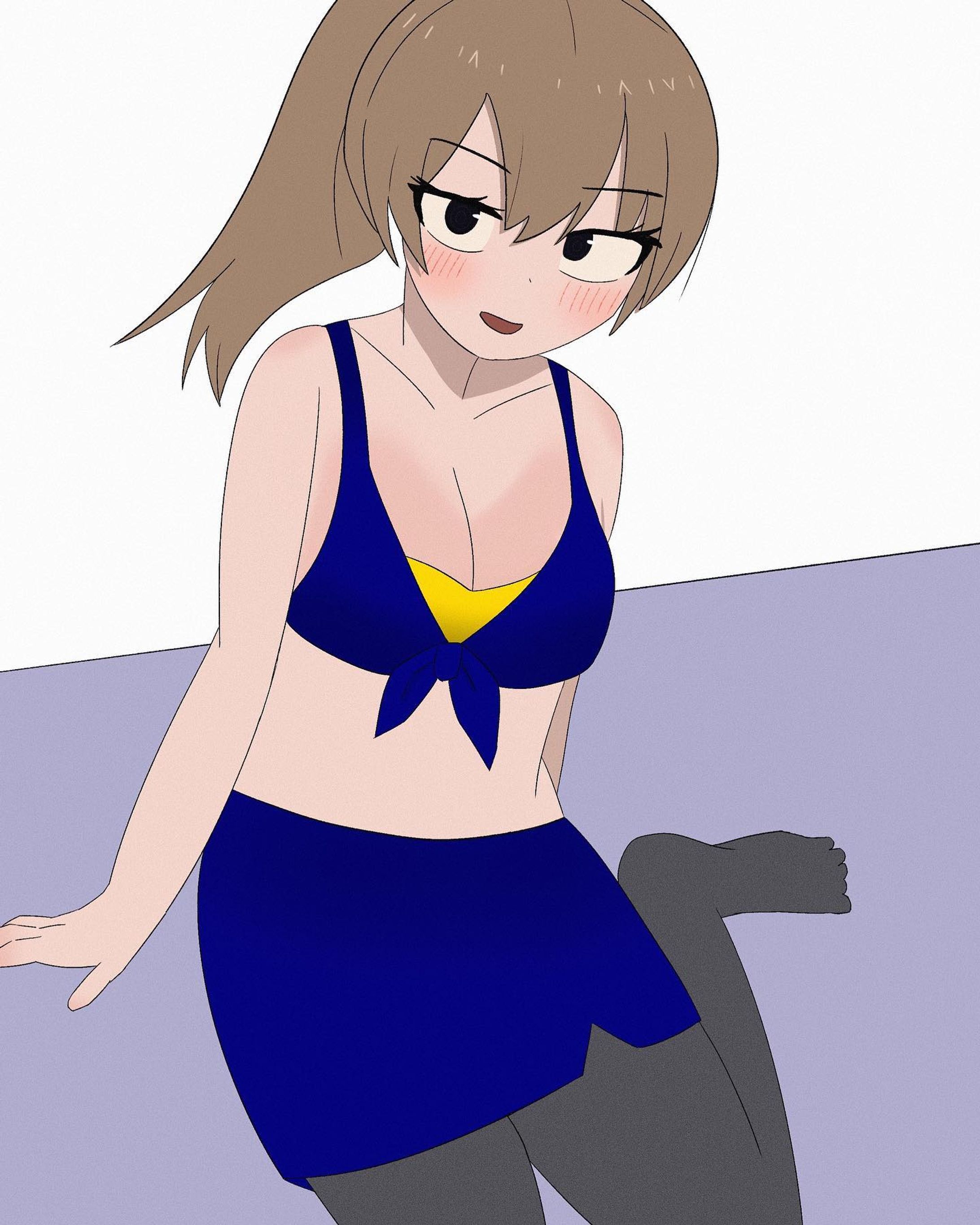 OC❤️

#illustration #illust #originalcharacter #oc #sportbra #cheerleader #illustrator-1