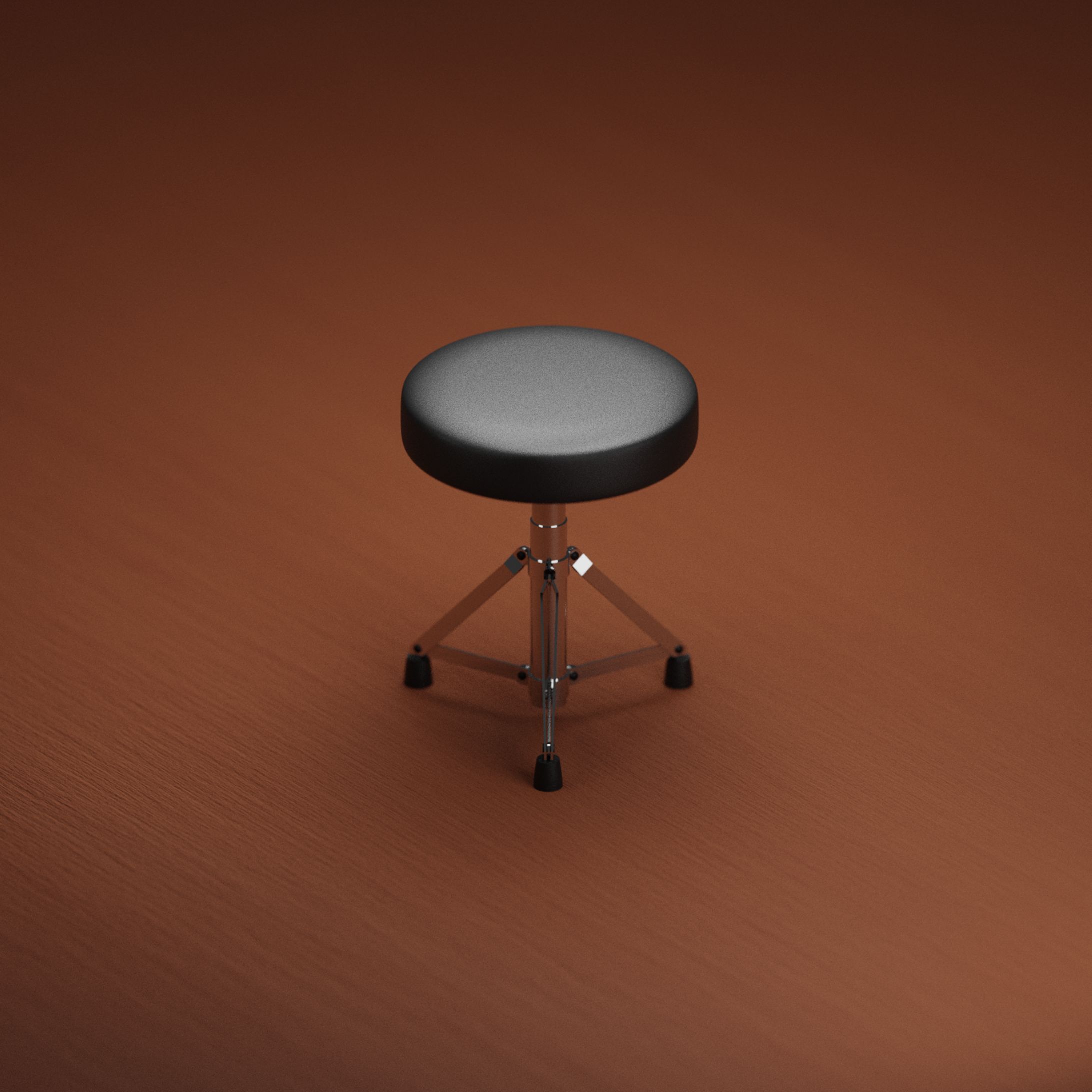 Leather Stool-1