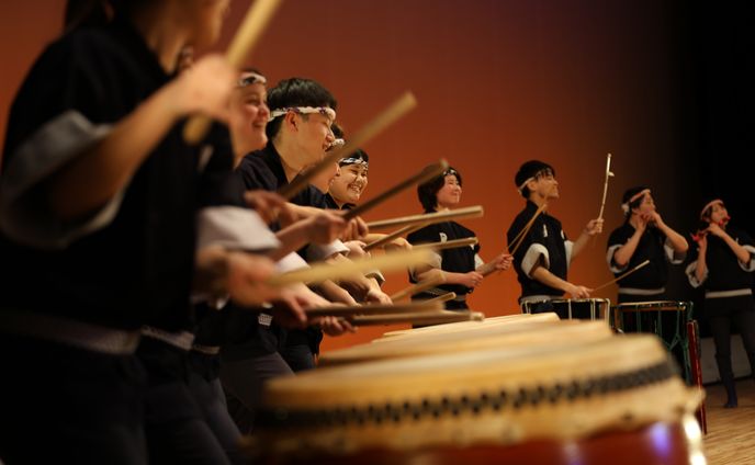 和太鼓サークル「和太鼓ドン」自主講演