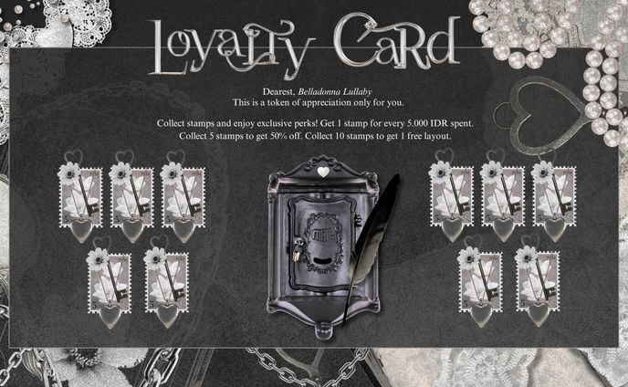 [LOYALTY CARD] Mailed Love