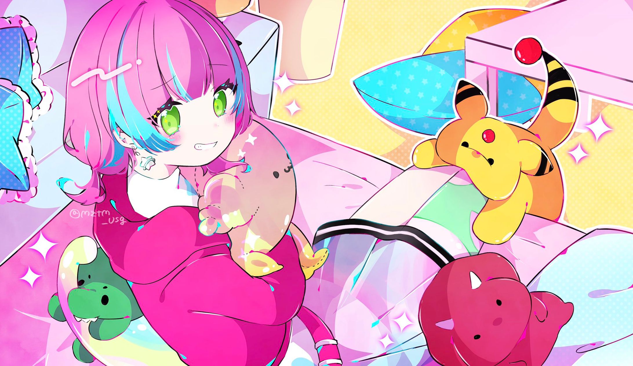 Vtuber / アライ・ライム 1枚絵-1