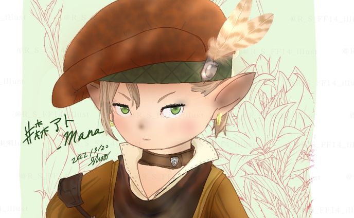 お絵描き、twitterヘッダー